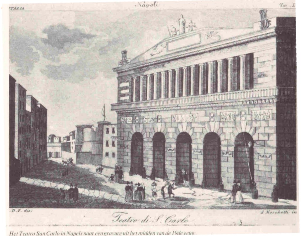 Das Teatro San Carlo in Neapel zu Barbajas Zeiten/OBA
