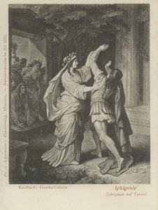 Kaulbachs Iphigenie als Goethe Illustration/OBA