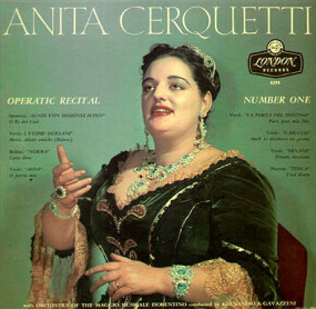Das originale Cover der ersten und einzigen offiziellen Cerquetti-Decca-LP/OBA