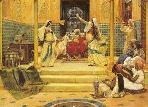 Im Harem des Sultans, Gemäde von Alma-Tadema/OBA