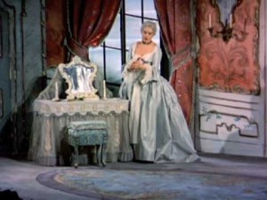 Da ist sie - die wunderbare Sena Jurinac als Contessa 1955 in Glyndebourne/Szene aus dem Film