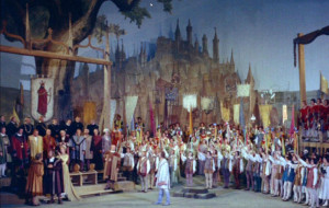Das Finale der nachgestellten Uraufführung der "Meistersinger von Nürnberg" in München