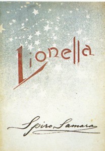 "Rhea": Cover Klavierauszug "Lionella"/Sonzogno