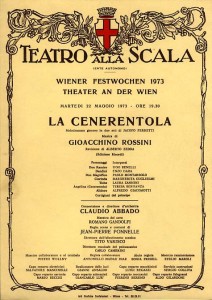 Ugo Benelli: Die Scala bei den Wiener Festwochen 1973 mit "La Cenerentola"/Benelli