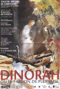 "Dinorah": Poster für die Aufführung in Compiegene 2000/OBA