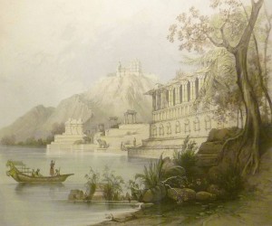 “Paria”/Stanislaw Moniuszko/Indische Landschaft von James Ferguson um 1859/OBA