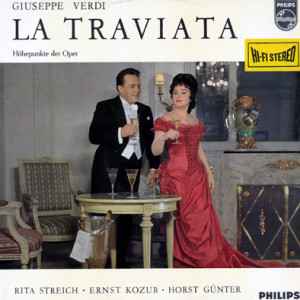 Rita Streich und Ernst Kozub in "La Traviata". Als Violetta ist sie auch in der Edition zu hören
