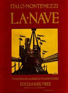 "La Nave": Cover des Klavierauszugs von RicordiGrattacielo
