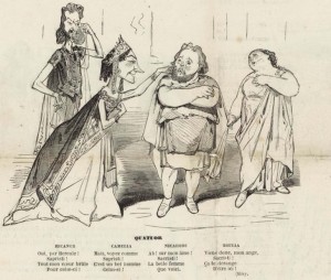"Herculanum": Karikatur aus der Gazette de Paris/Gallia/Wiki