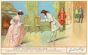 Eines der seltenen Bilder ohne Fleischextrakt: die Überreichung der silbernen Rose im "Rosenkavalier"