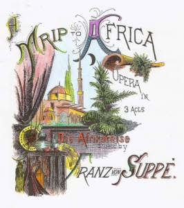 "Die Afrikareise": Plakat zur englischen Erstaufführung/ORCA