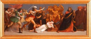 Tela raffigurante l’opera "Fernando Cortez" andata in scena al Teatro dell’Accademia Imperiale di Musica il 28 Novembre 1809/Museo Spontini/Maiolati Spontini