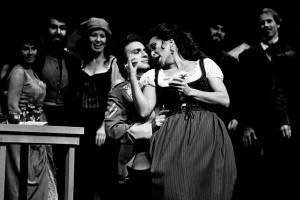 Maurice Maiewski als Don José mit Victoria Vergara/ Carmen in Seattle 1982/ Steattle Opera/ Foto Chris Bennion