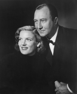 Inge Borkh mit Ehemann und Bariton Alexander Welitsch 1953/ Foto Borkh