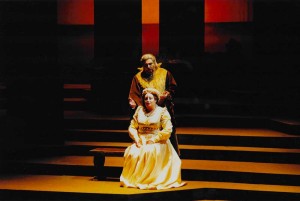Françoise Pollet (Amelia) et Alain Fondary (Simon Boccanegra) dans Simon Boccanegra de Verdi à Avignon en 1992/ Pollet/ tutti-magazine.fr