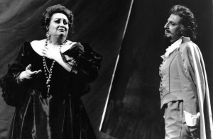 Françoise Pollet (Donna Anna) et Raul Alvarez (Don Ottavio) dans Don Giovanni au Teatro Colon de Buenos Aires en 1994. © Arnaldo Colombaroli/ tutti-magazine.fr/ Pollet