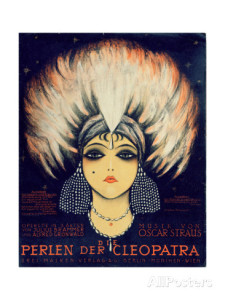 Oscar Strauss: "Die Perlen der Cleopatra"/ Frotenspiece des Klavierauszgs/ Wiki