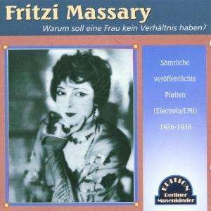 Oscar Straus: Fritzi Massary, die Unvergleichliche, singt bei Berliner Musenkinder, einiges von Oscar Straus