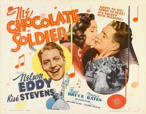 Oscar Straus: "The Chocolate Soldier", Poster für den Fim 1941