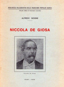 Alfredo Giovines Monographie zu De Giosa von 1968, lange vergriffen