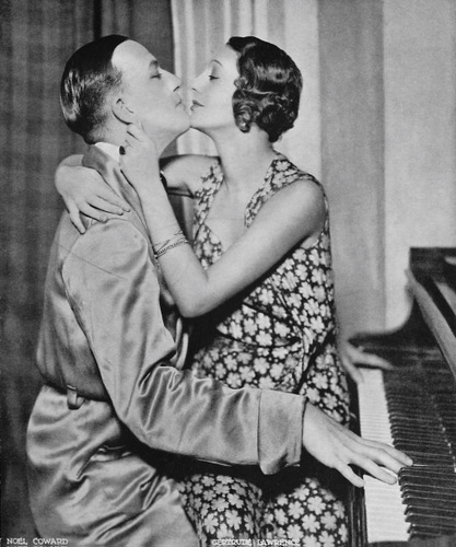 Noel Coward und Gertrud Lawrence in "Private Lives" 1930 am Londoner Phoenis Theatre/ theredlist.com