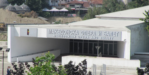 Das Opernhaus in Skopje/ Makedonian Opera House