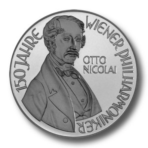100 Schilling Otto Nicolai Silber Münze PP (1992)/ Wiki