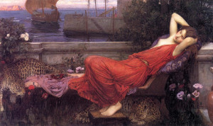 Saint-Saens: "Proserpine"/ "Ariadne" von William Waterhouse 1898/ Wiki